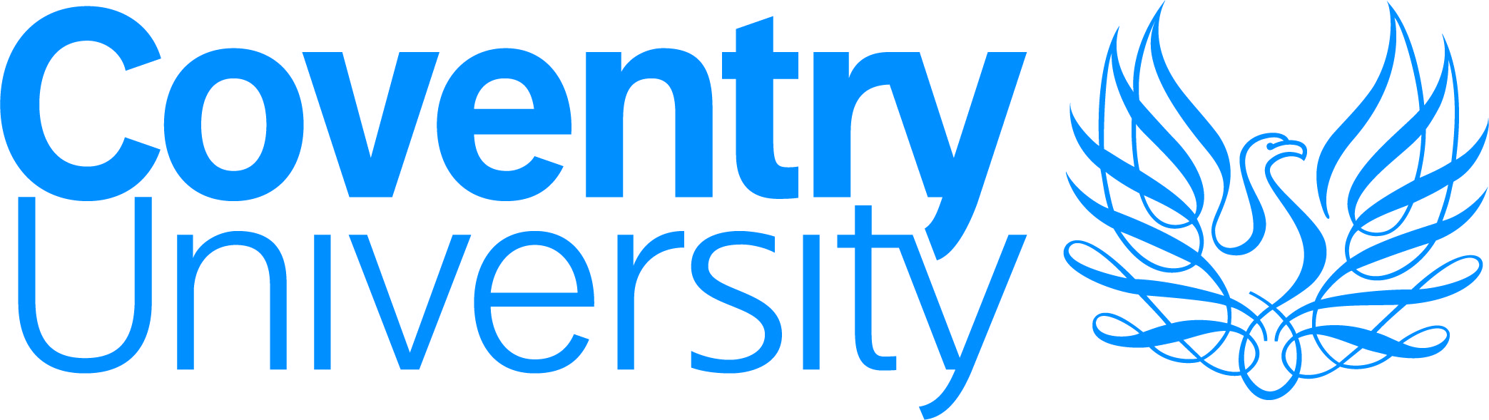 Coventry University Logo landscape BLUE